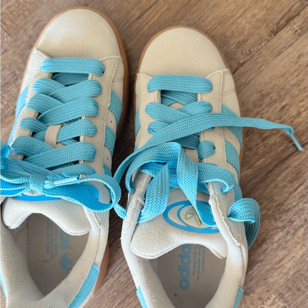adidas Women's Sneakers in Gray and Blue - Picture 11 of 13